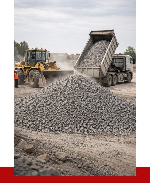 Купить щебень с доставкой в Малгобеке от 2580 руб. | ПРОНЕРУДМлг