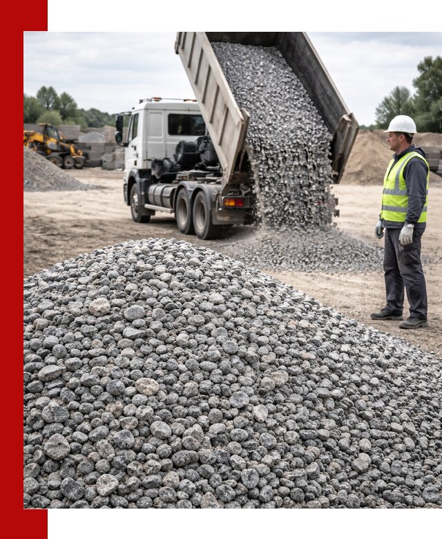 Доставка и продажа гранитного щебня фракции 5-20 в Малгобеке