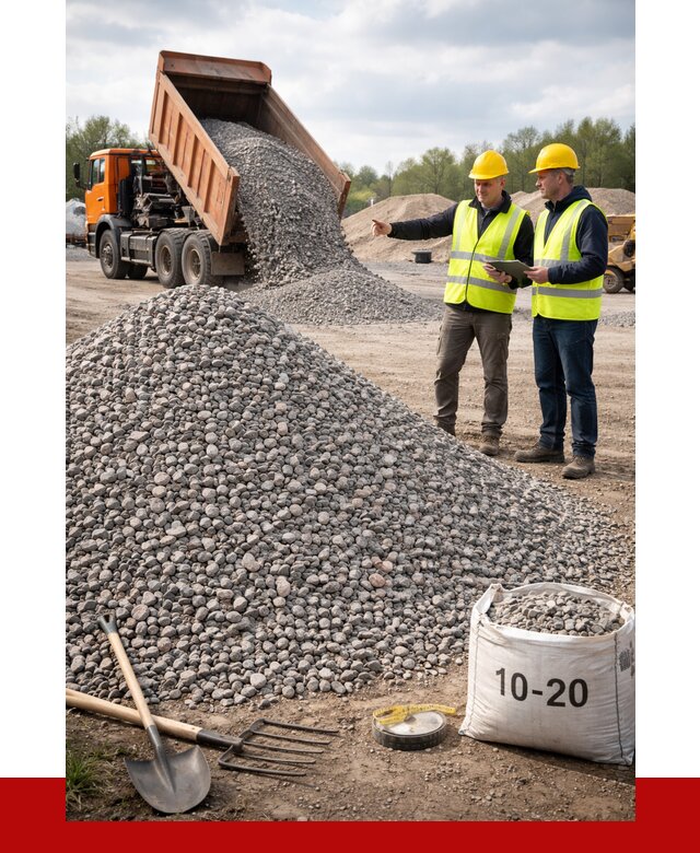 Гранитный щебень фракция 10-20 в Малгобеке от 4334 руб.|ПРОНЕРУДМлг