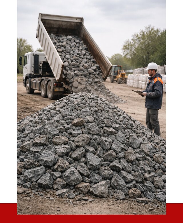 Гранитный щебень фракция 100-200 в Малгобеке от 4334 р. ПРОНЕРУДМлг