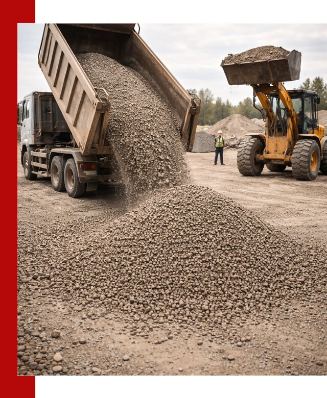 Гравийный щебень фракция 3–10 с доставкой в Малгобеке