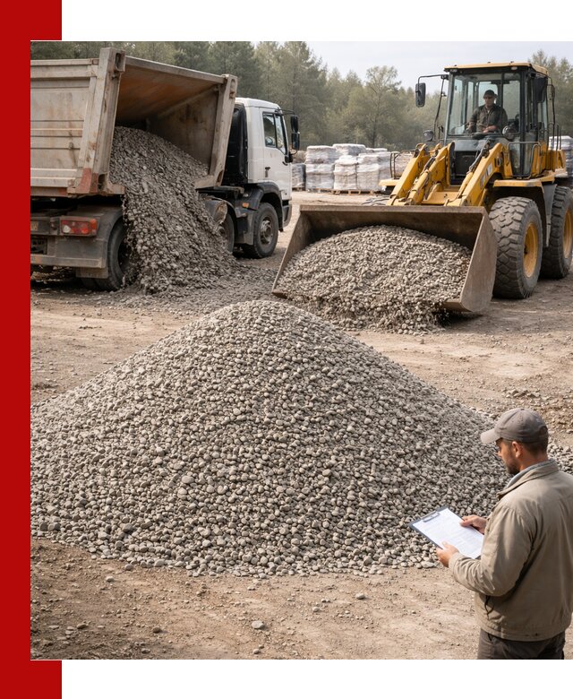 Гравийный щебень фракция 5–10 с доставкой в Малгобеке