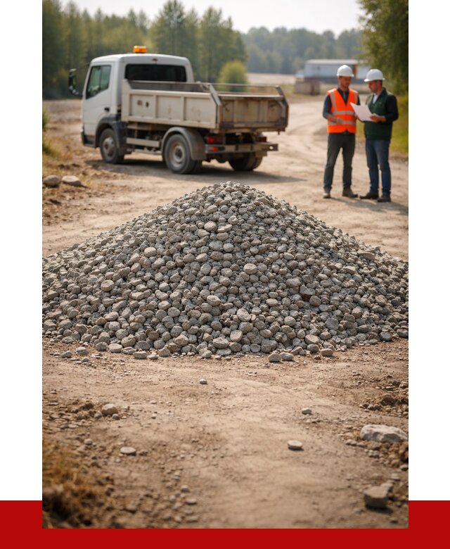 Гравийный щебень фракция 20-40 в Малгобеке от 1238 р. | ПРОНЕРУДМлг