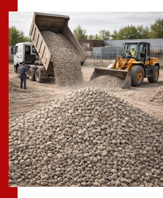 Доломитовый щебень фракции 20–41 с доставкой в Малгобеке