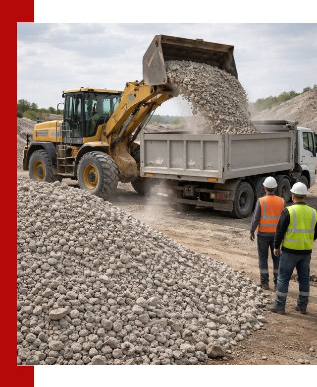 Доломитовый щебень фракция 40–71 доставка и продажа в Малгобеке