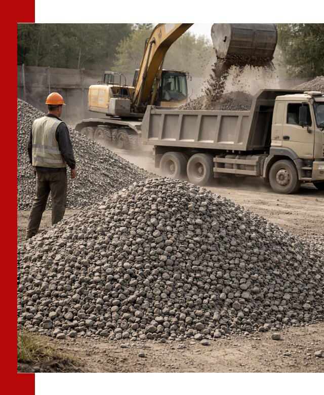 Шлаковый щебень фракция 5-20 с доставкой в Малгобеке