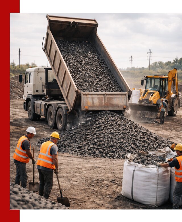 Шлаковый щебень фракция 40-70 с доставкой в Малгобеке