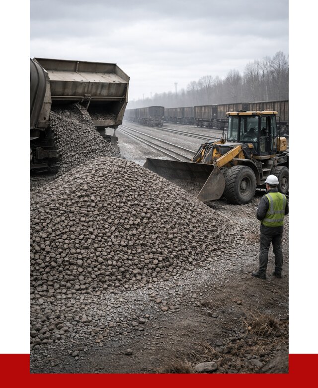 Купить железнодорожный щебень в Малгобеке от 2889 р. | ПРОНЕРУДМлг