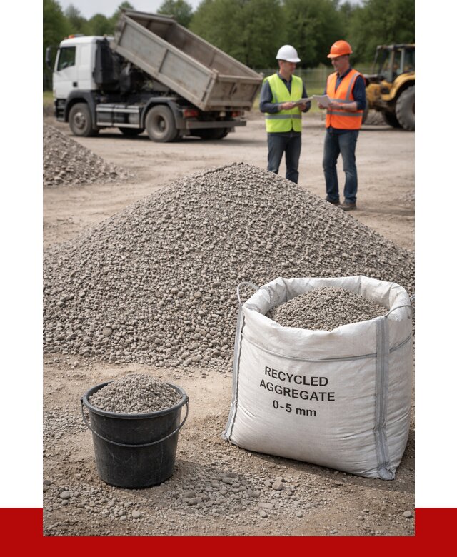 Вторичный щебень фракция 0-5 в Малгобеке от 1651 р. ПРОНЕРУДМлг