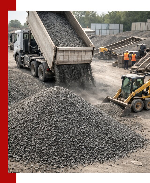 Вторичный щебень фракция 0–5 с доставкой в Малгобеке