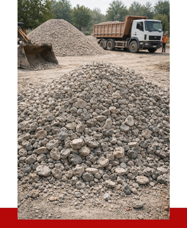 Вторичный щебень фракция 20-40 в Малгобеке от 2270 р ПРОНЕРУДМлг