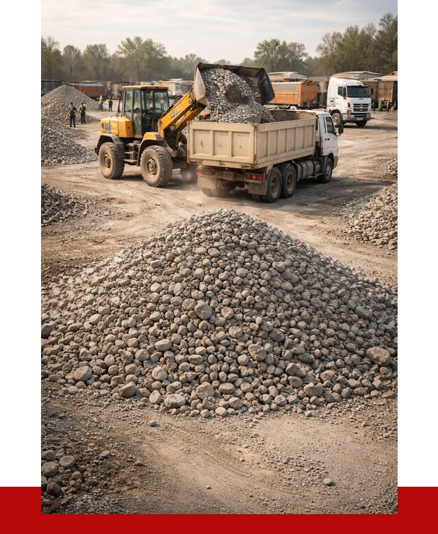 Вторичный щебень фракция 40-70 в Малгобеке от 1795 р, ПРОНЕРУДМлг