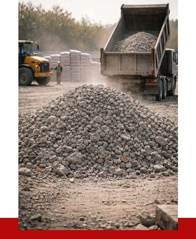Вторичный щебень фракция 70-150 в Малгобеке от 1445 р. | ПРОНЕРУДМлг