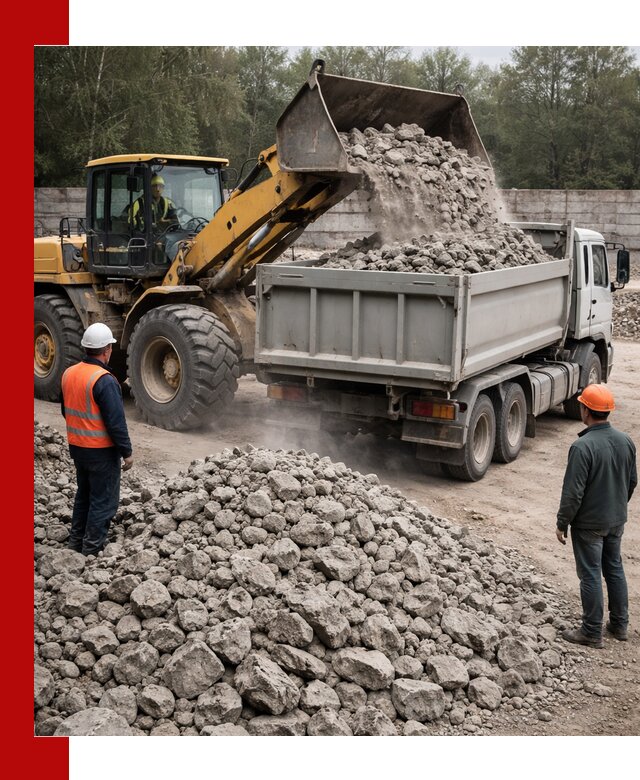 Вторичный щебень фракция 70–150 в Малгобеке с доставкой