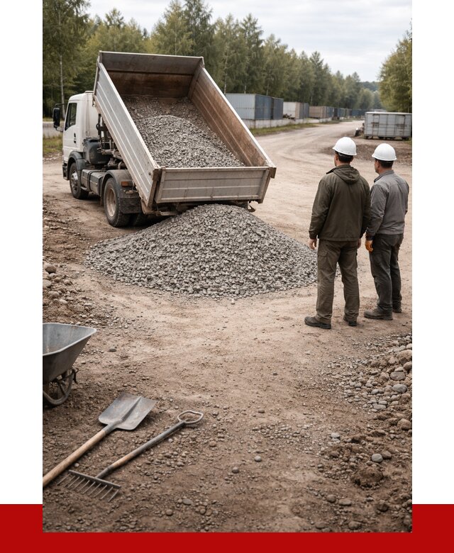 Бетонный щебень фракция 5-20 в Малгобеке от 3302 р., ПРОНЕРУДМлг
