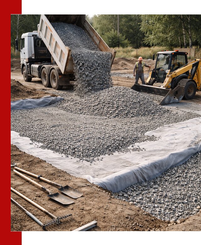 Щебень для фундамента с доставкой в Малгобеке