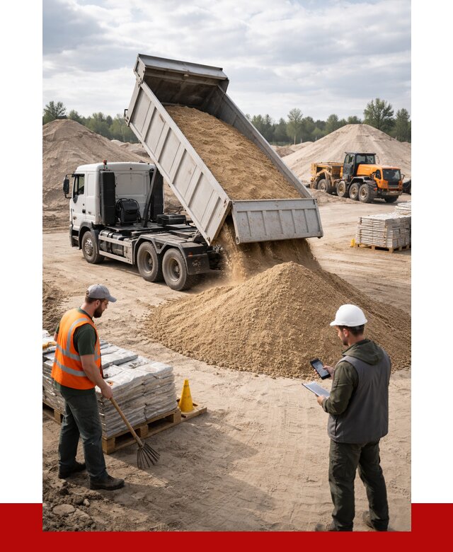 Карьерный песок с доставкой в Малгобеке от 3714 р. ПРОНЕРУДМлг