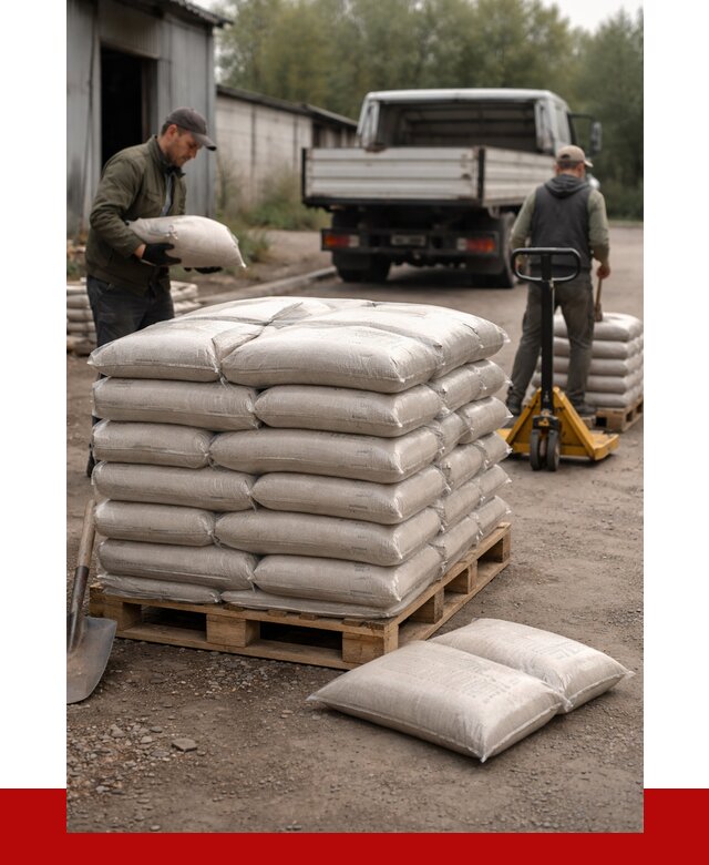 Речной песок в мешках в Малгобеке от 4334 р. | ПРОНЕРУДМлг