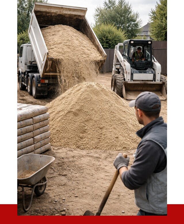 Мытый речной песок с доставкой в Малгобеке от 1496 р. | ПРОНЕРУДМлг
