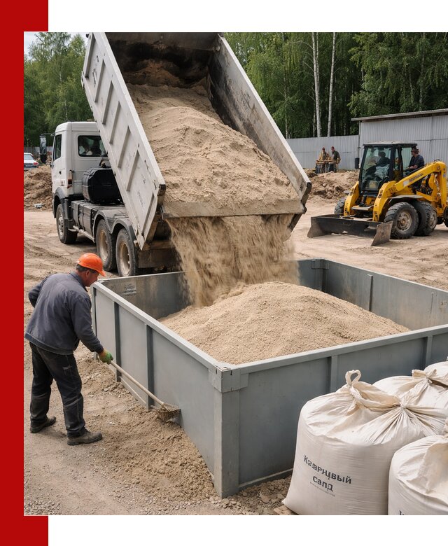 Кварцевый песок для фильтра в Малгобеке — доставка и качество