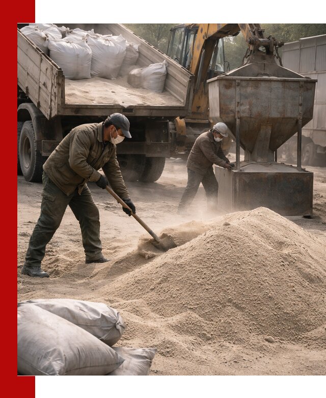 Кварцевый песок для пескоструя в Малгобеке — доставка и качество