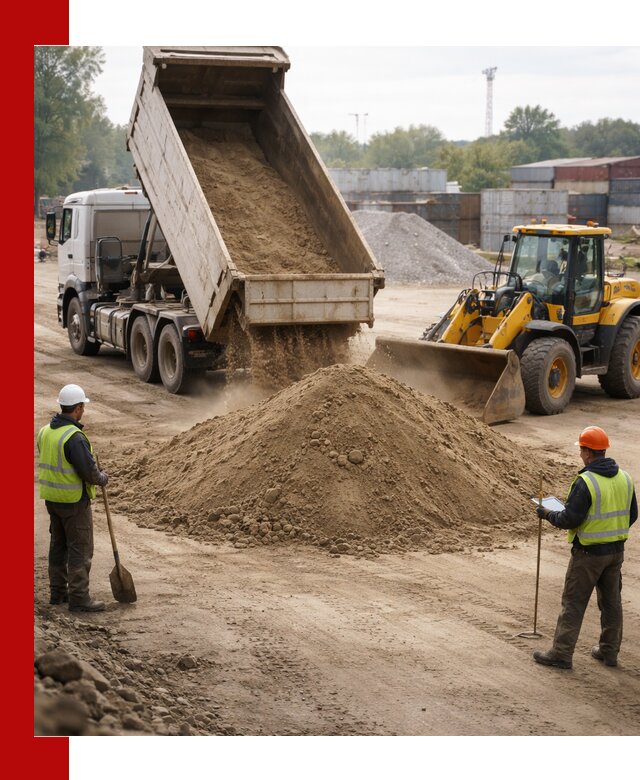 Доставка и продажа пескогрунта оптом и в розницу в Малгобеке