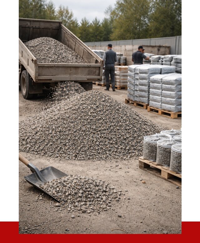 Гравий фракция 5-20 в Малгобеке купить от 2373 р. ПРОНЕРУДМлг