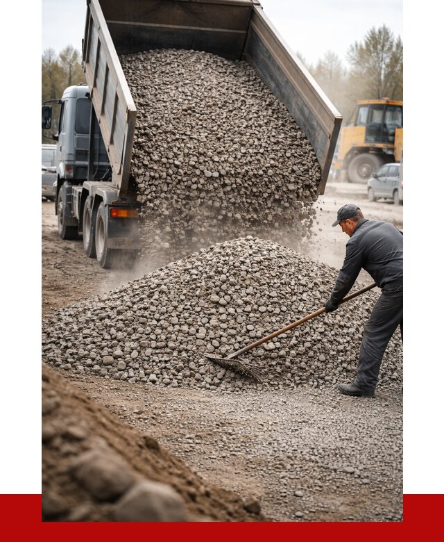 Гравий фракция 20-40 в Малгобеке от 2580 р. доставка | ПРОНЕРУДМлг