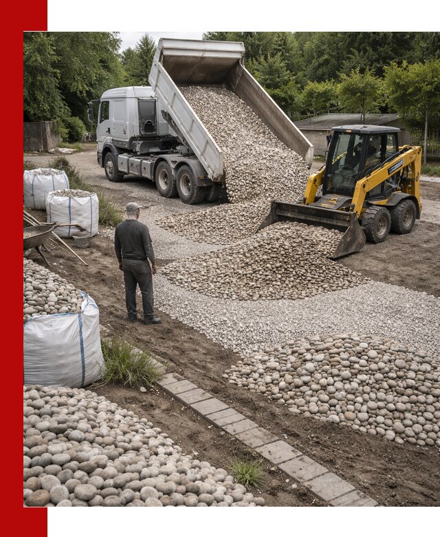 Доставка морской гальки оптом и в розницу в Малгобеке