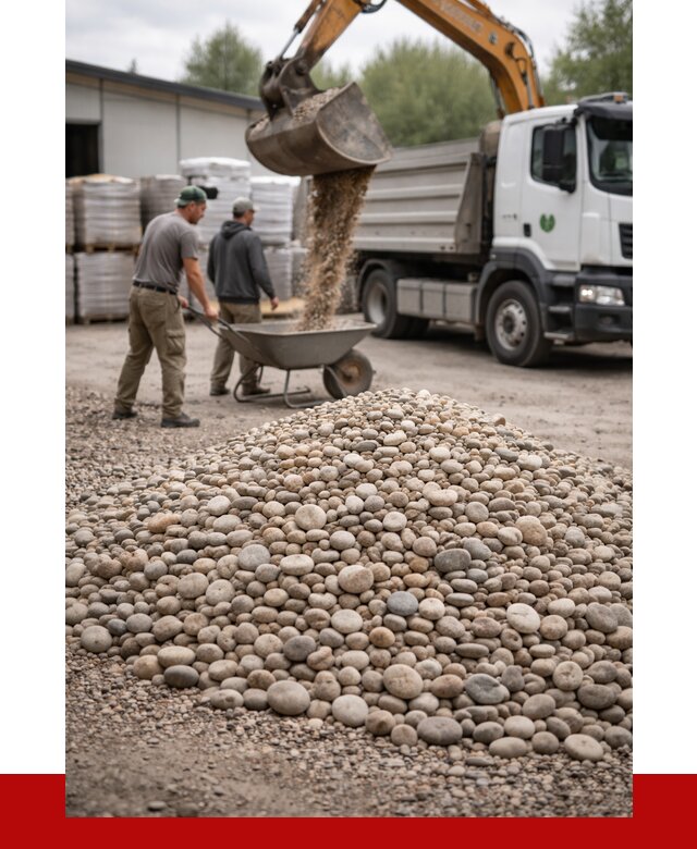 Галька декоративная в Малгобеке от 3302 р. за куб | ПРОНЕРУДМлг