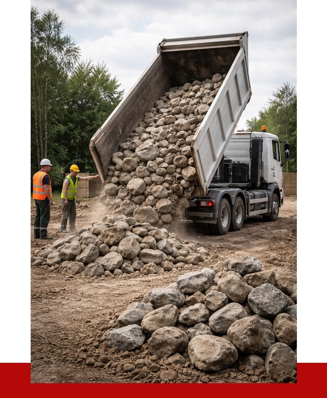 Купить булыжник в Малгобеке с доставкой от 4643 р. за куб | ПРОНЕРУДМлг