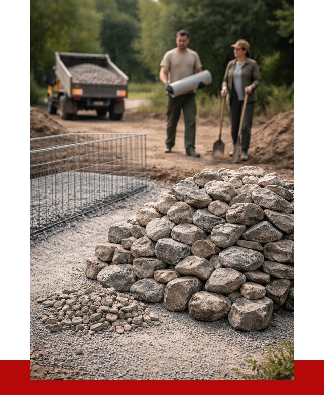 Камень для габионов фракция 100-200 в Малгобеке от 4953 р. | ПРОНЕРУДМлг