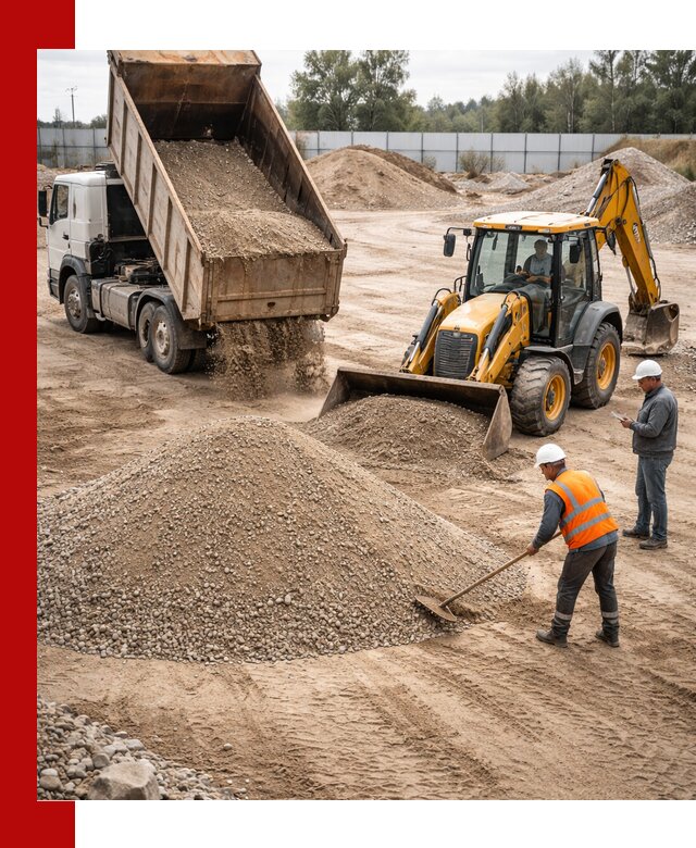 Поставка и доставка ПГС С4 в мешках и самосвалах в Малгобеке