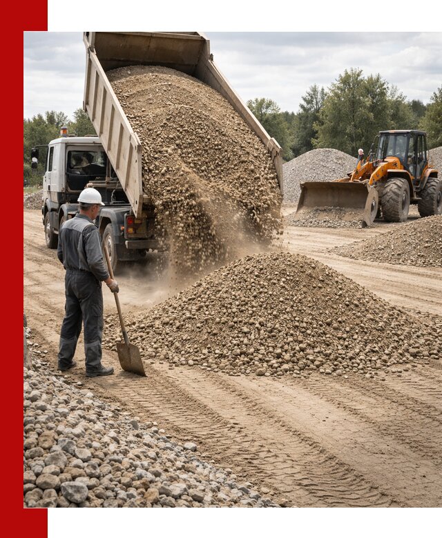 Доставка щпс С3 в Малгобеке самосвалами и бортовыми грузовиками