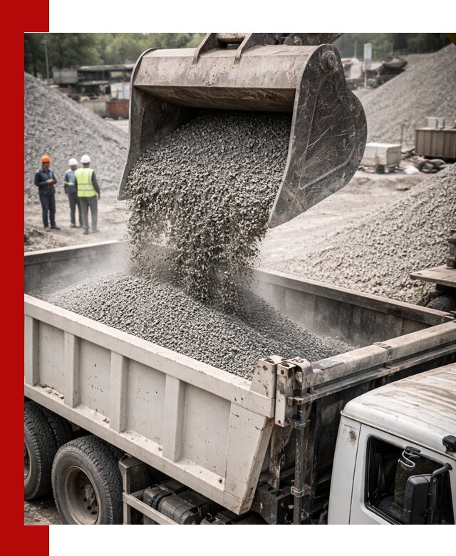 Отсев и крошка для строительства и дорожных работ в Малгобеке