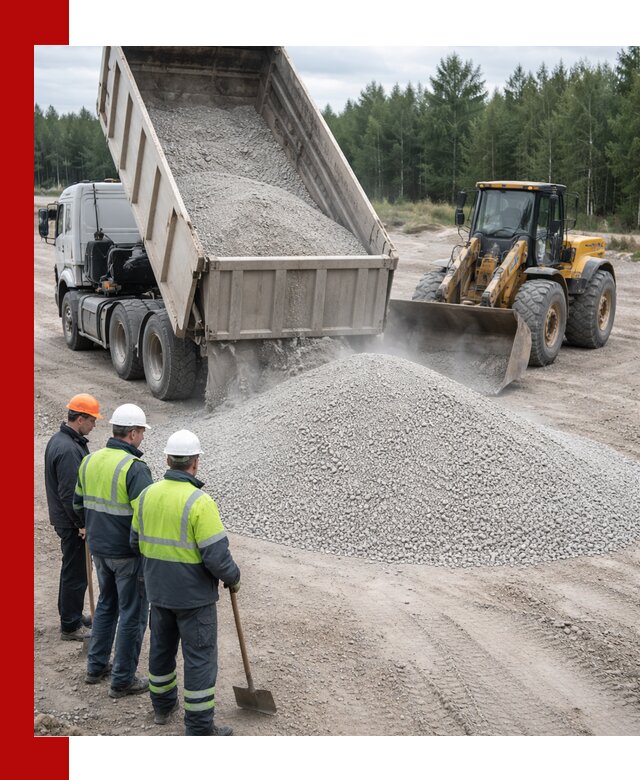Известняковый отсев 0-5 доставка в Малгобеке быстро и выгодно