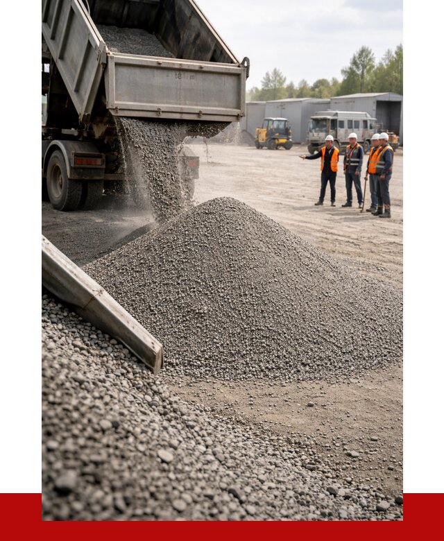 Гравийный отсев 0-5 в Малгобеке от 1238 р. с доставкой | ПРОНЕРУДМлг