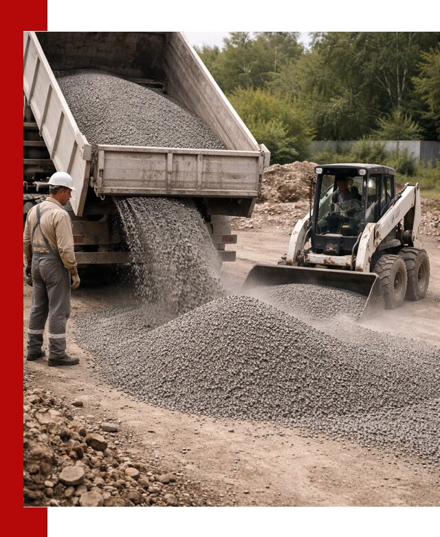 Доставка гравийного отсева 0-5 в Малгобеке оптом и в розницу