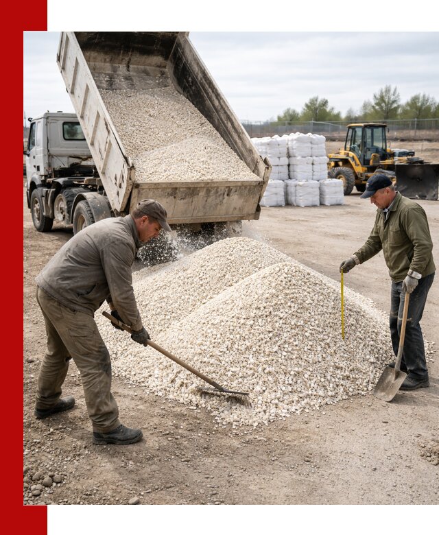 Мраморная крошка с доставкой и разгрузкой в Малгобеке