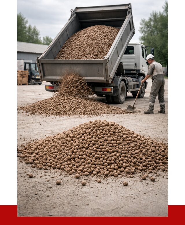 Керамзит с доставкой в Малгобеке от 4334 р. за м3 | ПРОНЕРУДМлг