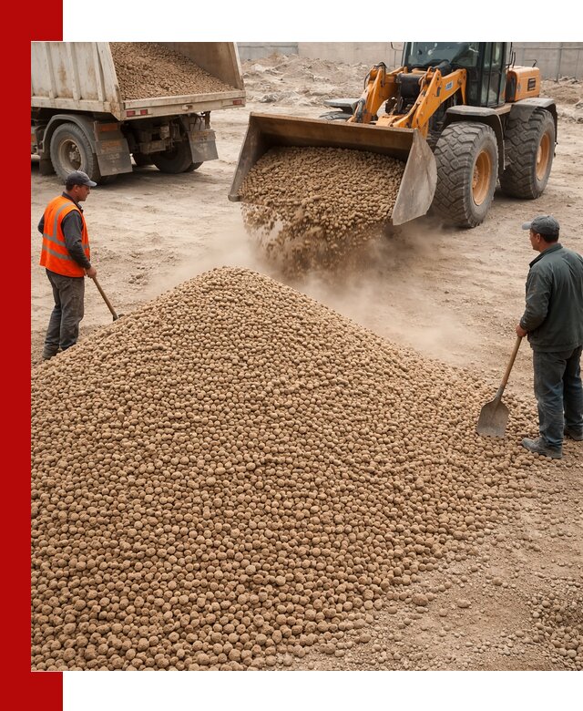 Керамзит фракция 10-20 с доставкой в Малгобеке