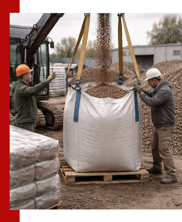 Керамзит в биг-бегах с доставкой в Малгобеке