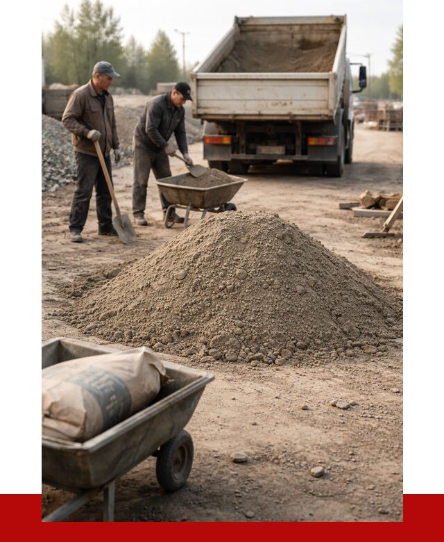 Цементно-песчаная смесь М150 в Малгобеке от 4849 р. | ПРОНЕРУДМлг