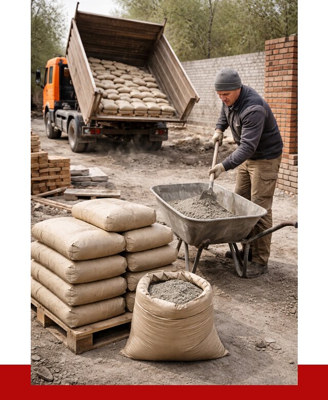 Купить сухую смесь для кладки в Малгобеке от 1238 р. | ПРОНЕРУДМлг
