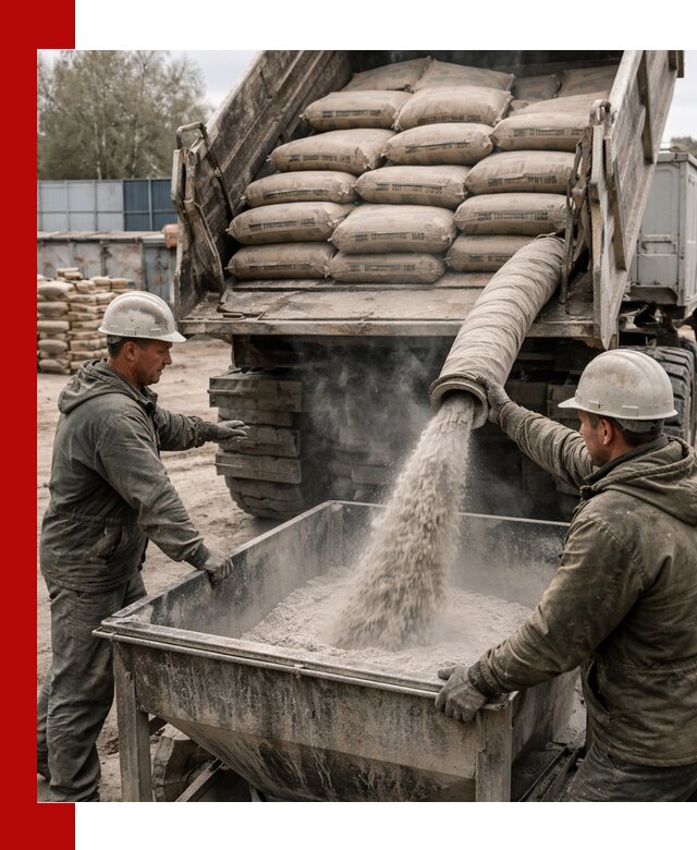 Доставка цемента М400 в Малгобеке оптом и в розницу