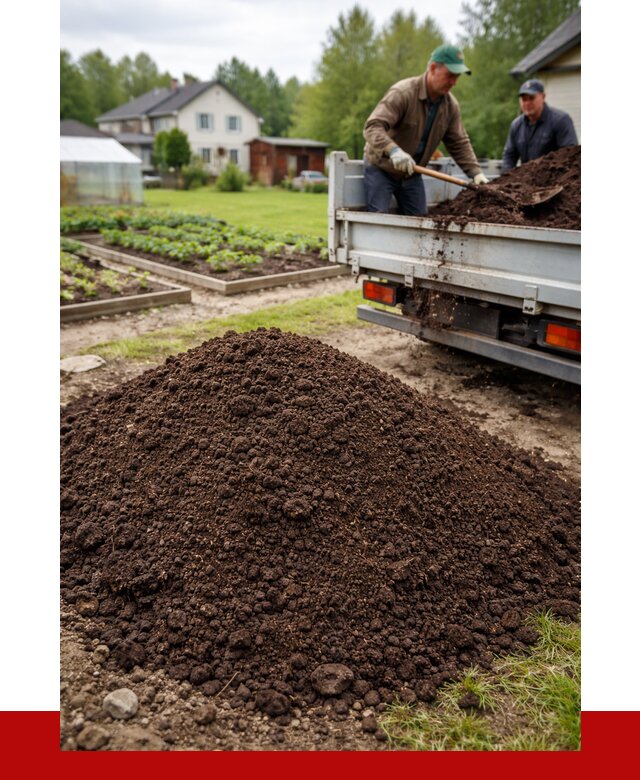 Плодородный грунт в Малгобеке с доставкой от 4334 р. | ПРОНЕРУДМлг