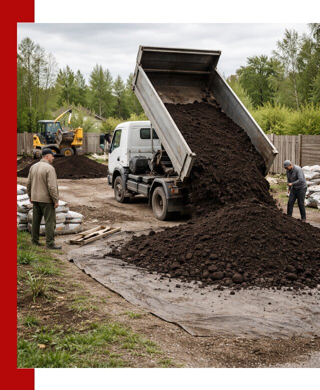 Доставка качественного почвогрунта в Малгобеке оптом и в розницу