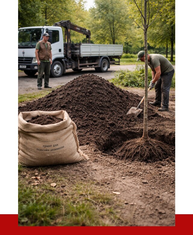 Грунт для посадки деревьев в Малгобеке от 1238 р. | ПРОНЕРУДМлг