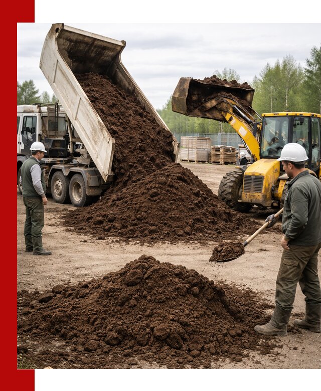 Доставка торфа оптом и в мешках в Малгобеке