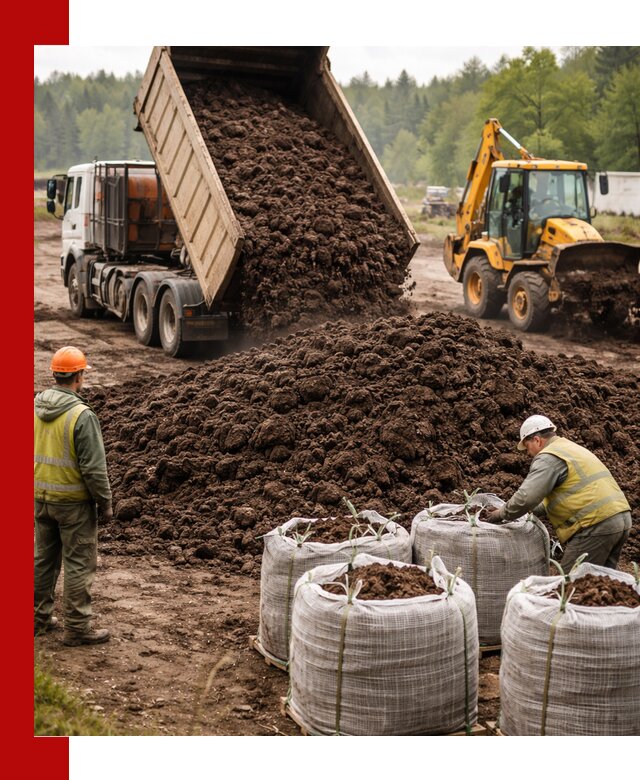 Доставка нейтрального торфа в Малгобеке оптом и в розницу